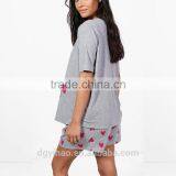 Yihao 2017 Wholesale Maternity Clothes Printing CottonT Shirt Tops and Shorts Set thumbnail-2