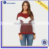 2016 Wensfashion Custom Women Leather Sleeve Sweatshirt and Long Sleeved Sweatshirt thumbnail-1