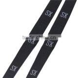 Polyester Labels Tags Craft Black Size XS Custom Embroidered Patches For Clothing thumbnail-1