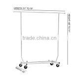 Portable Rolling Clothes Rack Closet thumbnail-3