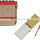 Bamboo Cover Notebook Gift With Pen thumbnail-1