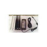 5 Antennas Power Adjustable Wifi GSM 3G Mobile Signal Jammer Blocker Isolator Shield, IR Remote Control thumbnail-3