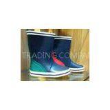 Size 40 Blue Men Half Rubber Rain Boots For Autumn Durable thumbnail-1