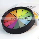 10 Inch Modern Simple Decorative Rainbow Wall Clock thumbnail-2