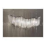 Interior Decoration Glass Drop Chandelier Wide Sliver Hotel Chandeliers thumbnail-1