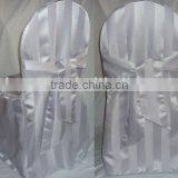 Damask Strip Chair Cover White Wedding Chair Cover