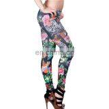 OEM Design Flower Leggings for Women 2016 thumbnail-3