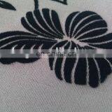 Winfar Textile 100% Polyester DTY Scuba Flower Flocking Fabric thumbnail-5