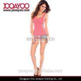 Latest Design New Style Fashion Design Girls Tank Top Pink Lace Ladies Tops Images thumbnail-1