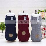 Three-color wool and two-legged cotton coat dog clothes