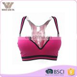 Wholesale good quality pink comfortable plus size ladies bra and panty sets