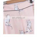 Custom Fashion Wide Leg Pants With Animal Printing Casual Trousers For Girls thumbnail-4