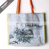 Custom Private Silk Screen Printing Fabric Shopping Bag thumbnail-4