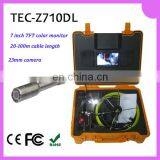 7 Inch LCD Monitor Pipe Wall Inspection Camera With DVR and 512 Transmitter TEC-Z710DL