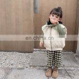 Winter Warm Kids Down Vest Solid Color High Quality Lightweight Zipper Winter Clothes for Girls thumbnail-5