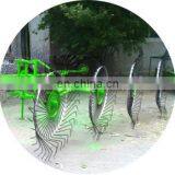 High Quality and High Efficiency Finger Wheel Hay Rake thumbnail-1