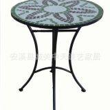 Outdoor Mosaic With Metal Table thumbnail-3