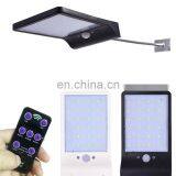 Adjustable Solar Light 48 LED Motion Sensor Solar Lamp Three Modes Remote Control Outdoor Garden Street Yard Wall Light thumbnail-1