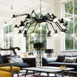 Маленькая алюминиевая подвесная лампа, люстра, светильник для потолка