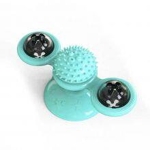Cat Toys Pet Products Suction Cup Turntable Tease Cat Stick Tumbler Spinning Windmill Small Cat Toys Self hi thumbnail-3