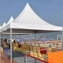 Aluminum Frame Double PVC Coated Textile Colver and Sidewalls Pagoda Tent Used for Outside Events thumbnail-5
