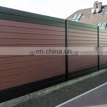 XINHAI Fence Wpc Hot Sale Dark Grey Privacy Decorative Outdoor Garden Fence Wood Composite thumbnail-2