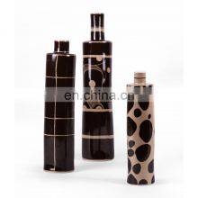 Nordic Style Luxury Modern Creative Leopard Grain Design Decorative Ceramic Vase for Home Decor thumbnail-2