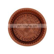 Food Grade Round Shape Silicone Cookie Cake Mold