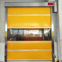 Automatic Rolling Shutter Doors Warehouse Rapid Factory Manufacturing High Speed Aluminum Roll Up Door thumbnail-5