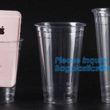 PLA Plastic Cup PET Plastic Cup PP Plastic Cup PS Top Snack Cup Straw,Food Takeout Plastic Box Salad Plastic Bowl Pulp f thumbnail-3