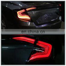 LED Tail Lights For Honda Civic 2016-2019 Tail Light Rear Lamp Turning+Reversing+Brake Light thumbnail-4