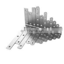 WG0016 Custom 90 Degree Anti-stress Furniture Foot Stainless Steel Support Angle Metal Fabrication Corner Code