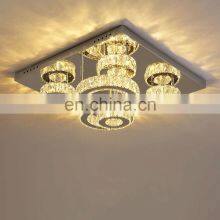 Modern Chandelier Crystal Fixture Pendant Ceiling Lamp Customized Hot Selling Lampen Home Chrome Crystal thumbnail-3