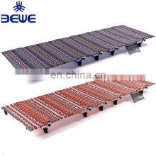 Folding Metal Bunk Cot Steel Frame Sleep Adjustable Foldable Portable Military Single Military Army Outdoor Camping Bed thumbnail-1