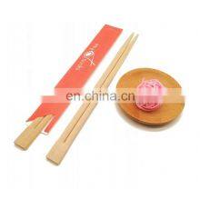 Chinese Traditional Bamboo Chopsticks for Wedding With Red Open Paper Sleeve Disposable Chop Sticks thumbnail-4