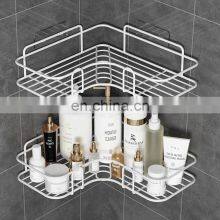Punch-free Bathroom Bathroom Triangle Rack Wall-mounted Bathroom Washbasin Storage thumbnail-3