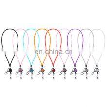 New Arrival Elastic Quality Retractable Mobile Cell Phone Custom Printed Card Holder Lanyard thumbnail-2