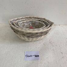 Natural material Wicker Laundry Basket New Design with competitive price