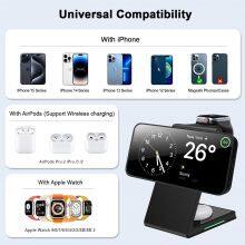 Mobile Accessories New Arrivals 15W Fast Charging Strong Magnet Magnetic Wireless Phone Charger For IPhone thumbnail-4