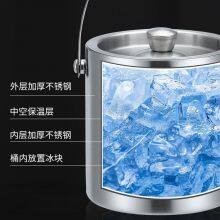 304 Stainless Steel Ice Bucket, Champagne Bucket, Red Wine Bucket, Beer Bucket thumbnail-2
