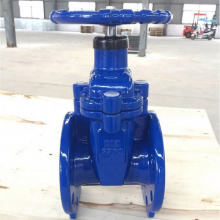 EN 1092 DIN Standard PN16 Cast Iron Soft Seal Flange Gate Valve Manual Gate Valve Ductile Iron GG25 GGG40 Gate Valve thumbnail-1