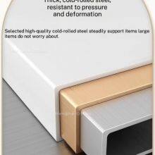 HN-DCH3 Modern Metal Drawer Cabinet With Wheels, 6 Drawer Steel Pedestal for Home Office - Space Saving Under Desk Storage, KD Structure thumbnail-5