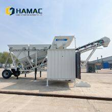 China Construction Dry Mix Concrete Batch Plant Automatic Belt Mini Mobile Concrete Mixer Batching Plant thumbnail-3