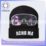 China Online Shopping Cuff Sublimation Unisex Slouch Beanie Hat for Wholesale