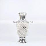 small flower vase,glass vase with shell decoration,Desktop decoration vase