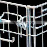 Large Storage Mesh Steel Container With 4 Wheel thumbnail-4