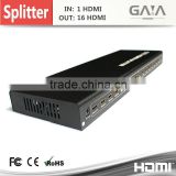 1X16 HDMI Splitter with 3D 1080P Support by Gaia Vision 16 way port hdmi splitter