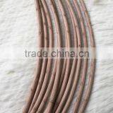 2016 Fashion Handmade Real Ostrich Leather Most Popular 5MM Customized Size Genuine Leather Cord For Men's Bracelet thumbnail-3