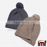Cashmere Handmade Pom Pom Beanies Hat For Men thumbnail-3