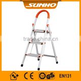 CE certificated household aluminium folding ladder price